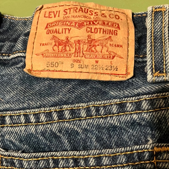Levi’s 550 Relaxed fit 9 Slim jeans - Picture 1 of 5